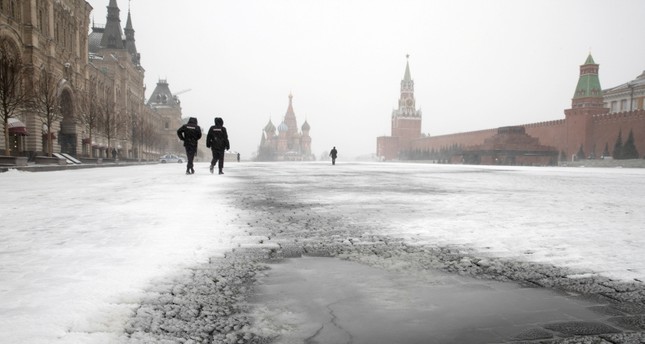 شوارع موسكو خالية من المارة رويترز