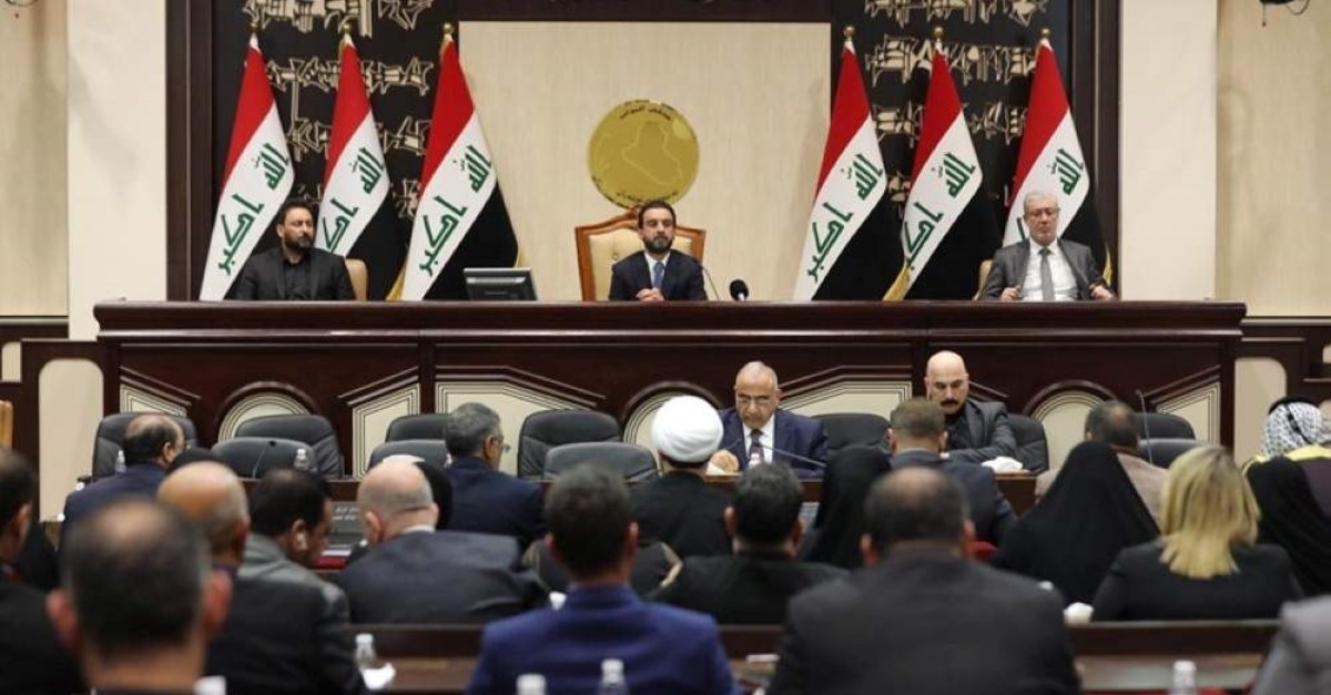 Members of the Iraqi Parliament are seen at the Parliament in Baghdad, Iraq, Jan. 5, 2020. (Reuters Photo)