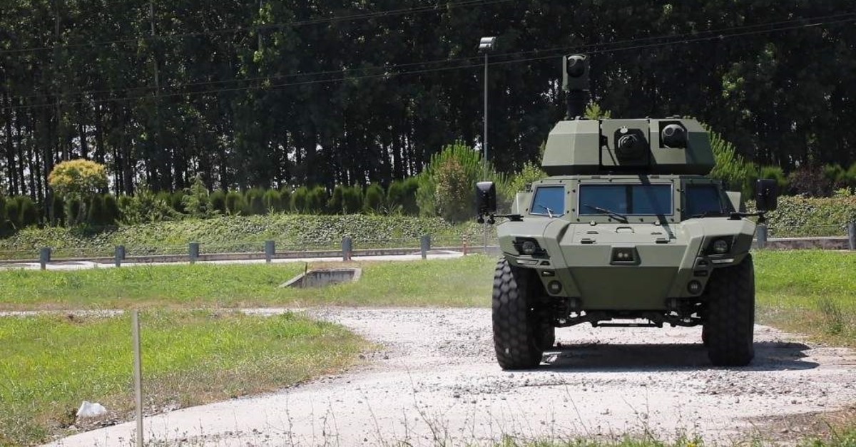 The AKREP II new-generation armored land vehicle produced by Turkish defense company Otokar. (AA Photo)