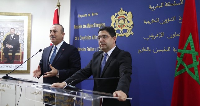 وزير خارجية المغرب: بحثت مع تشاوش أوغلو قضايا إقليمية وتطوير الشراكة