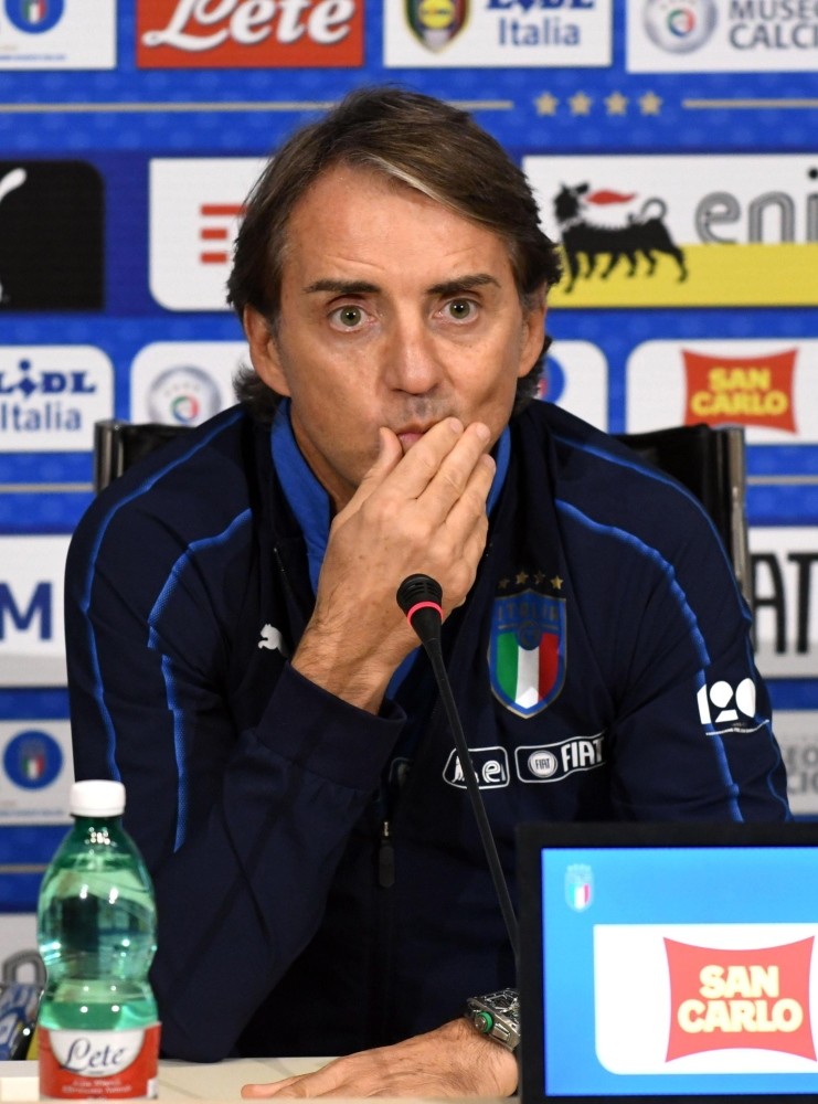 Italy coach Roberto Mancini