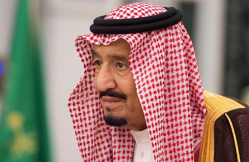 In this photo provided by the Saudi Press Agency, King Salman attends a swearing in ceremony in Riyadh, Saudi Arabia, Monday, Nov. 6, 2017 (AP Photo)