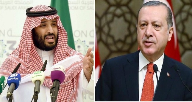 اتصال هاتفي بين الرئيس أردوغان وولي العهد السعودي