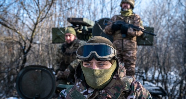 لقوات أوكرانية على خط المواجهة في بخموت الأناضول