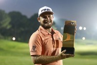 Tyrrell Hatton is the winner of this year's Turkish Airlines Open Golf Tournament. (AA Photo)