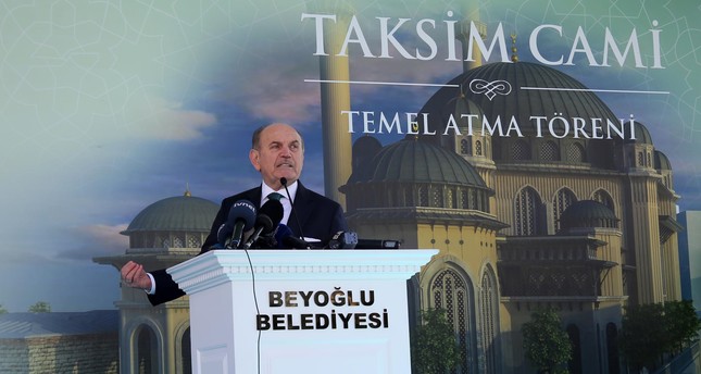 Bau der Moschee am Istanbuler Taksim-Platz beginnt