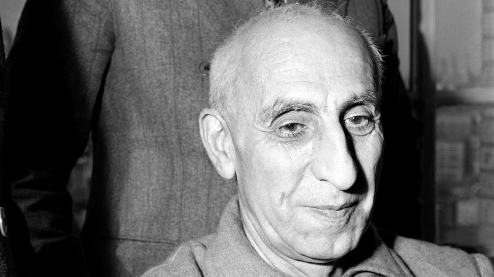 Iranian Prime Minister Mohammed Mossadegh