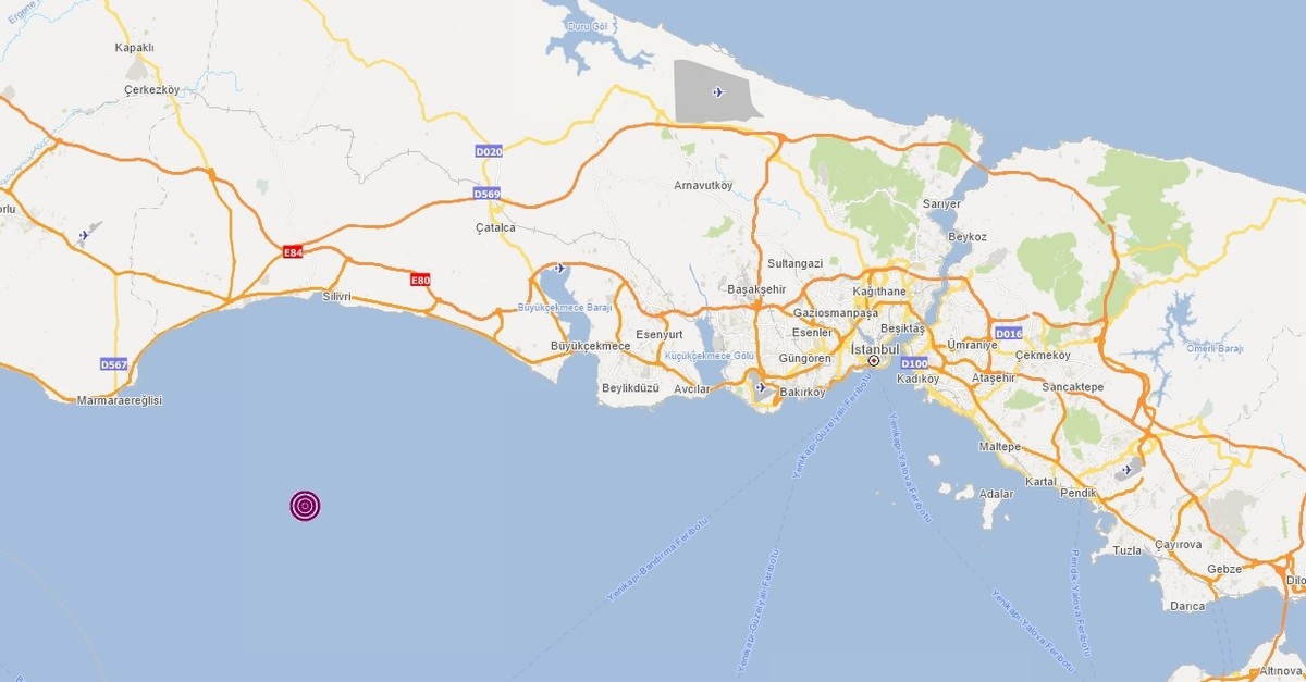 Magnitude 4 7 Earthquake Strikes Istanbul Daily Sabah