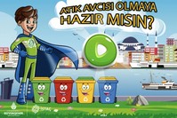 Garbage Hunter leads children on a number of missions to teach them to recycle.