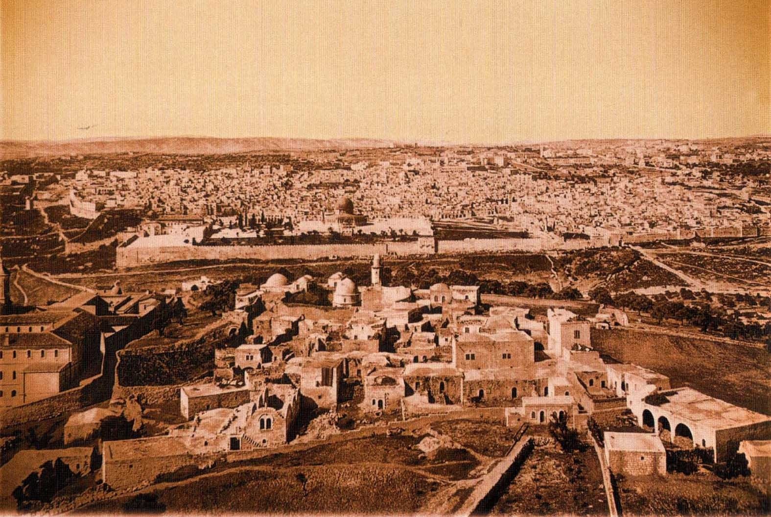 Jerusalem towards the end of the 19th century.