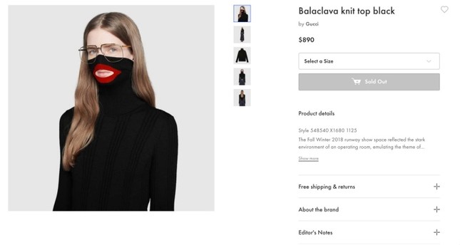 Gucci apologizes, pulls &#39;blackface sweater&#39; from stores after outcry - Daily Sabah