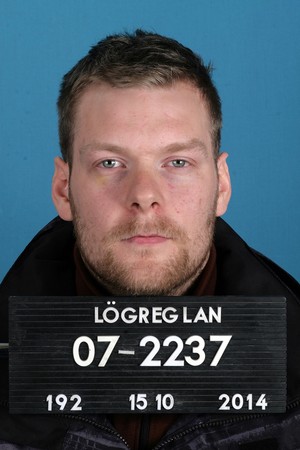 This Oct. 15, 2014 photo made available by The Reykjavík Metropolitan Police shows Sindri Thor Stefansson. (AP Photo)