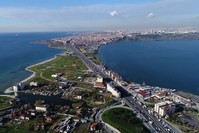The 45-kilometer (nearly 28 miles) Canal Istanbul, to be built in the city's Ku00fcu00e7u00fcku00e7ekmece-Sazlu0131dere-Durusu corridor, is to boast a capacity of 160 vessels a day.