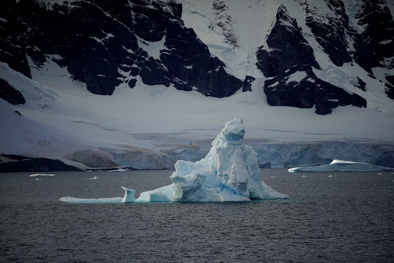 An iceberg floats near Orne Harbour, Antarctica, Feb. 15, 2018. (REUTERS Photo)