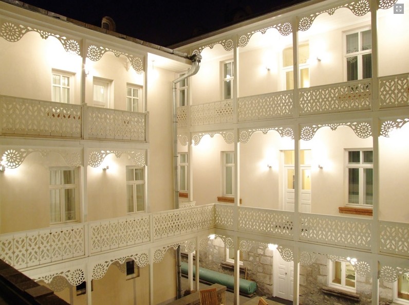 The historical building, which was built in the 1900s in Russian architectural style, was introduced to tourism after being restored in 2005. 