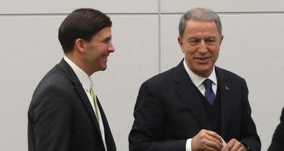 Turkish, US defense chiefs meet in Brussels, discuss Syria, Iraq