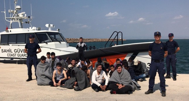 خفر السواحل التركي ينقذ 39 مهاجرا غير شرعي قبالة سواحل ولاية أدرنة