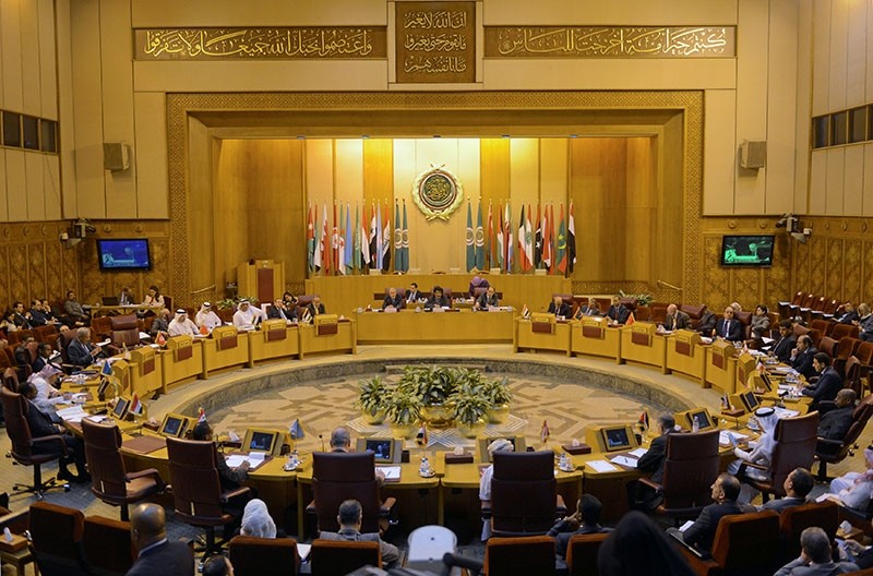 A general view of the Arab League delegates meeting to discuss possible move of the U.S. embassy to Jerusalem, in Cairo, Egypt Dec. 5, 2017. (Reuters Photo)
