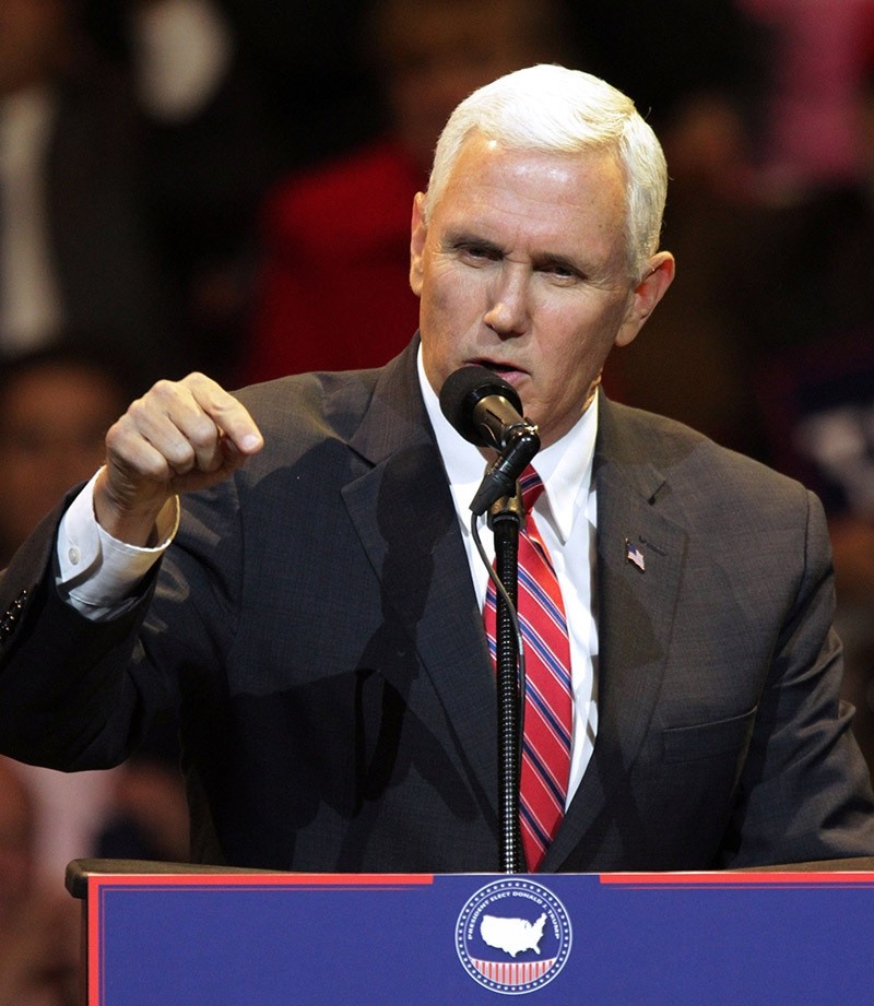 U.S. Vice President-elect Mike Pence. Dec. 1, 2016. (Reuters Photo)