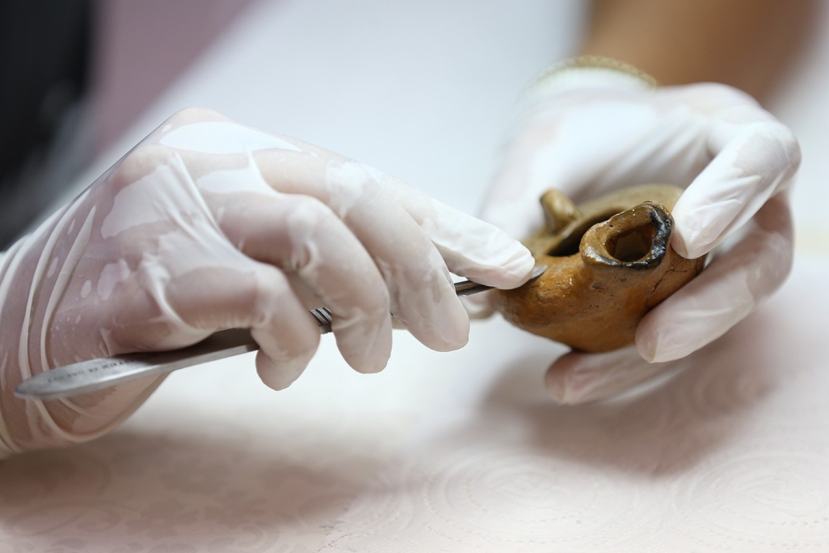 Two century old shops found in Antalya