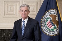 Jerome Powell arrives to take the oath of office as Federal Reserve Board chair at the Federal Reserve, Monday, Feb. 5, 2018 (AP Photo)