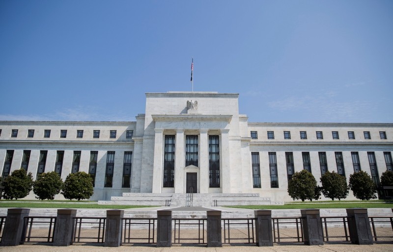 This Wednesday, Aug. 2, 2017, file photo shows the Federal Reserve Building on Constitution Avenue in Washington. (AP Photo)
