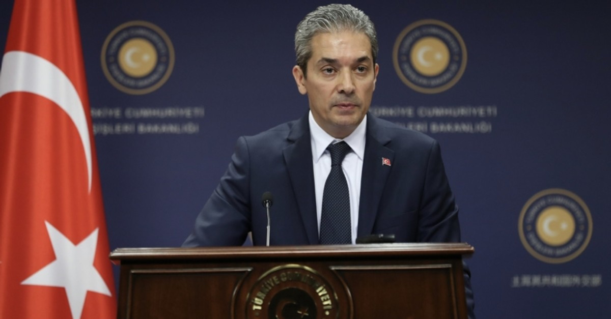 Turkish Foreign Ministry Spokesperson Hami Aksoy. (File Photo)
