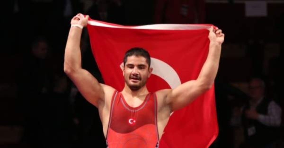 Seven-time Europe champion Taha Akgu00fcl is among the wrestlers who will compete in China (AA Photo).