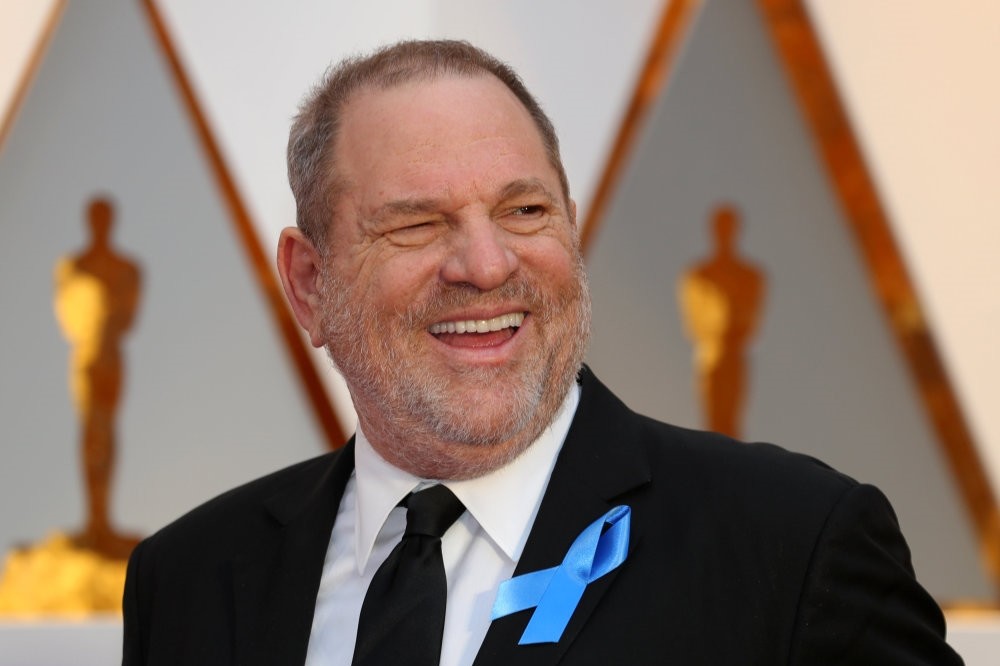 Harvey Weinstein arrives at the 89th Academy Awards in Hollywood, on Feb. 26.