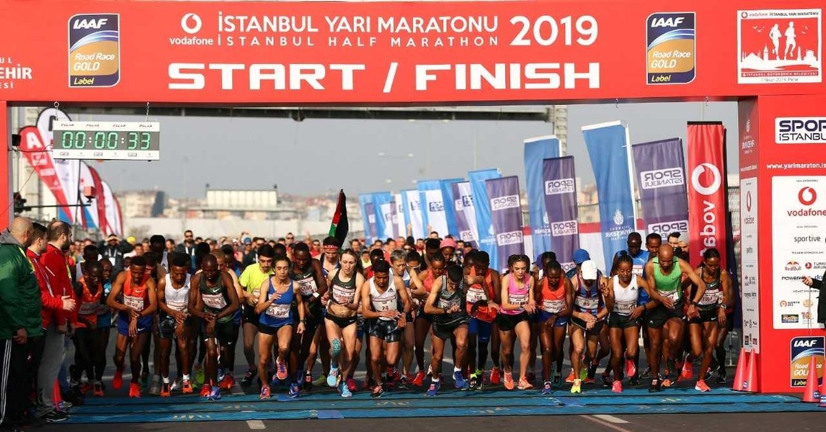 Kenyan athletes dominate 14th Istanbul Half Marathon | Daily Sabah