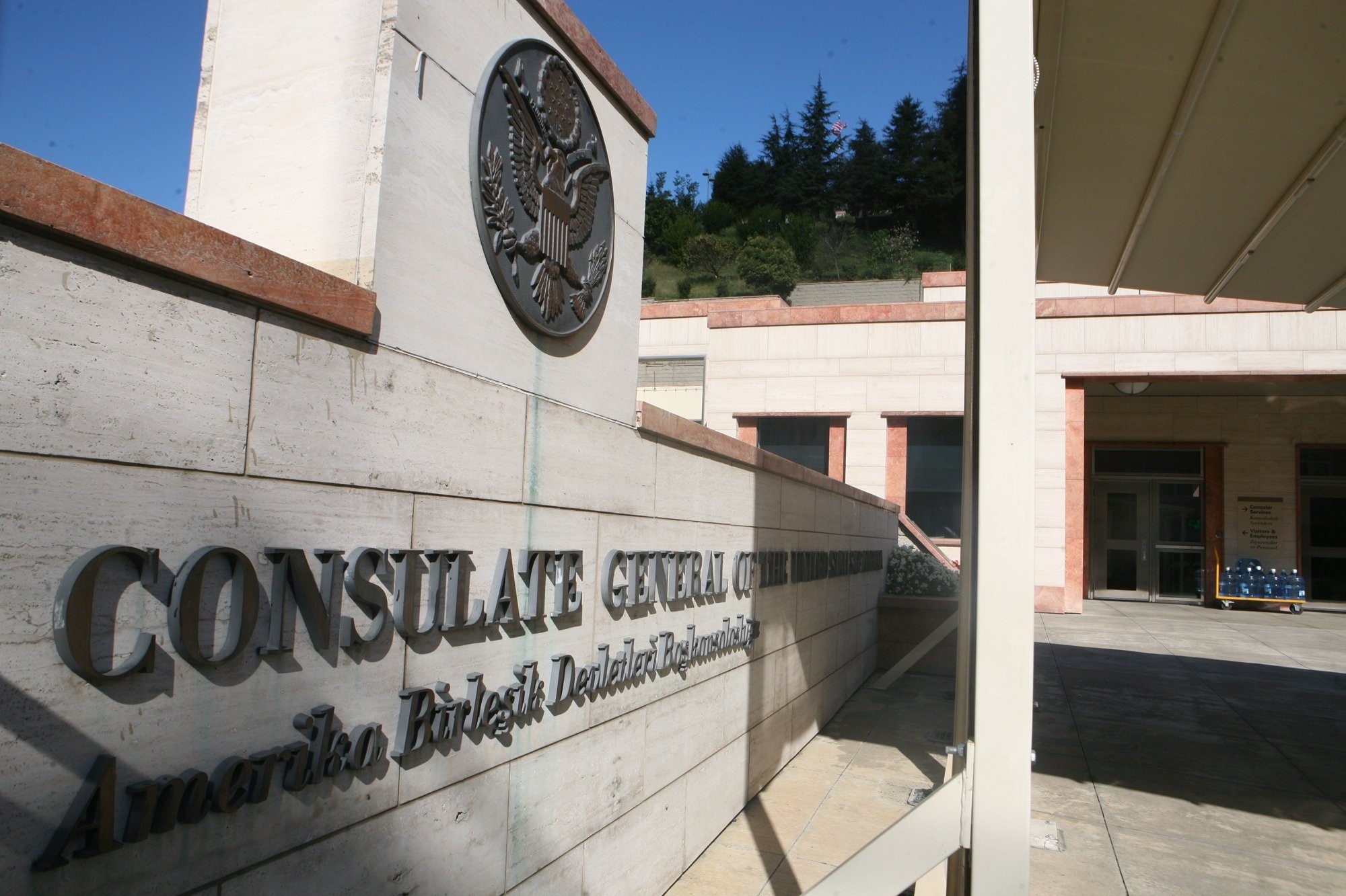 A file photo of the Consulate building of the United States of America located in Istanbul, Turkey.