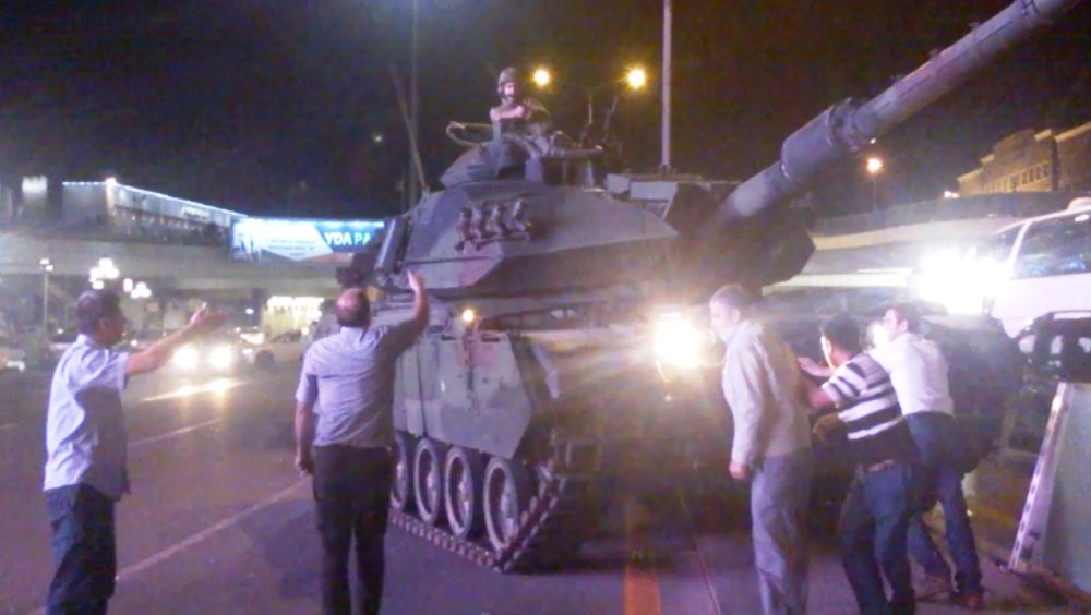 Tanks under the command of FETu00d6 members wreaked havoc in Ankara and Istanbul on July 15, 2016.  