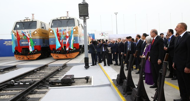 Image result for Baku-Tbilisi-Kars (BTK) railroad project, photos