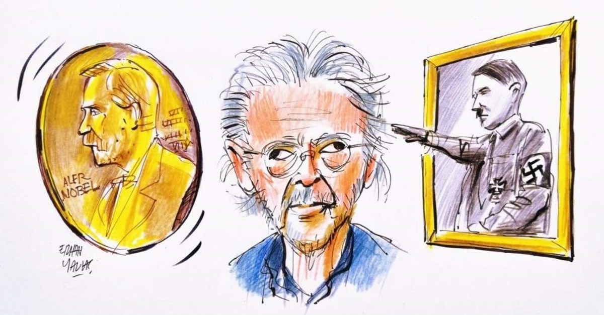 Nobel Prize In Literature Goes To Genocide Denier Daily Sabah A caricature is a rendered image showing the features of its subject in a in literature, a caricature is a description of a person using exaggeration of some characteristics and. nobel prize in literature goes to