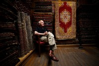 89-year-old u015eemsettin u015eengu00f6r has spent most of his life in the carpet shop he began working in at the age of 6.