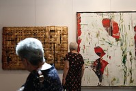 Contemporary Istanbul, which will run until Sunday, is visited by thousands from all age categories.