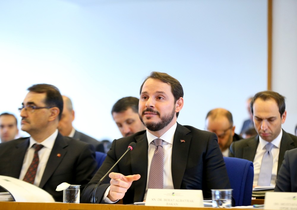 Energy Minister Albayrak delivered a presentation on the budget of his ministry at Parliament and explained the ministry's accomplishments and ongoing projects.