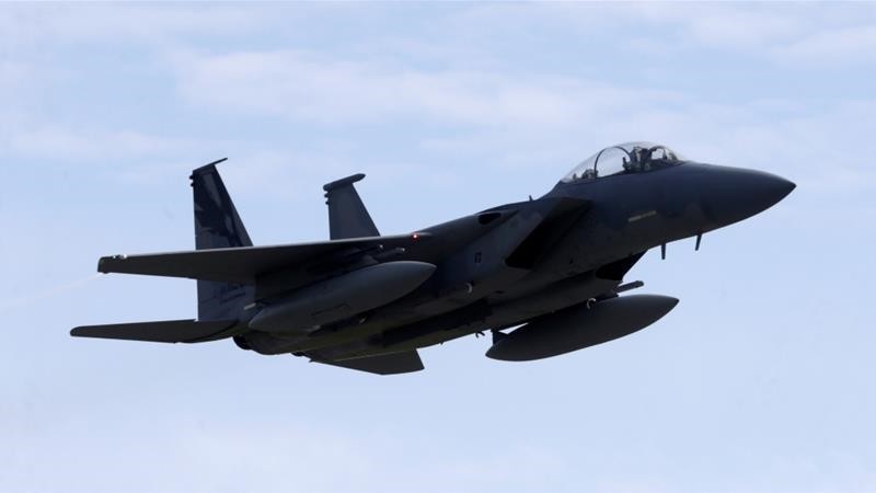 An F-15 warplane (Reuters Photo)