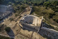 The ancient city has great historical riches like the amphitheater. 
