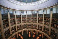 The library will host 4 million books and will have a capacity to serve up to 5,000 people. (AA Photo)