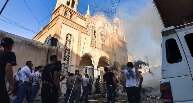 انفجار سيارة مفخخة قرب كنيسة في القامشلي  شمال شرق سوريا