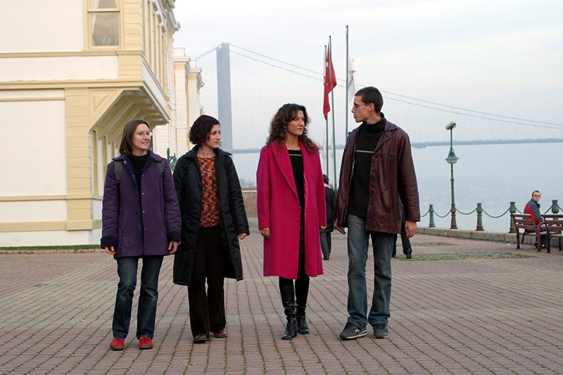 Exchange students pictured in Istanbul Galatasaray University (Sabah Photo)
