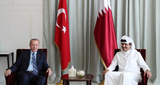 أردوغان وأمير قطر يبحثان العلاقات الإستراتيجية