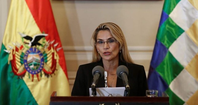 Bolivia's Jeanine Anez recognizes Guaido as Venezuelan president