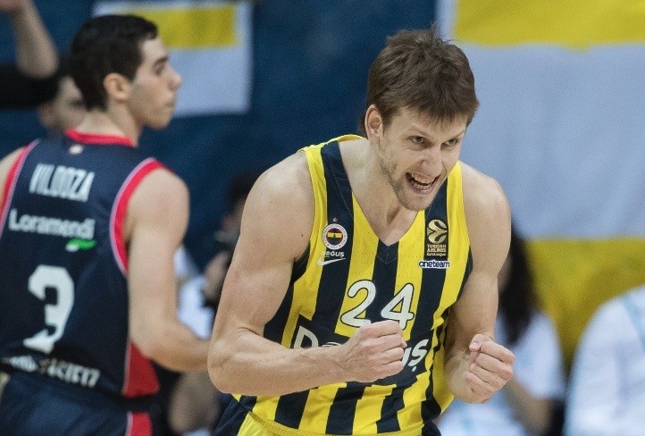 Jan Vesely has made  seven rebounds per game in the playoffs so far.