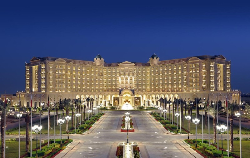 This file photo shows the Ritz Carlton Hotel in Riyadh.