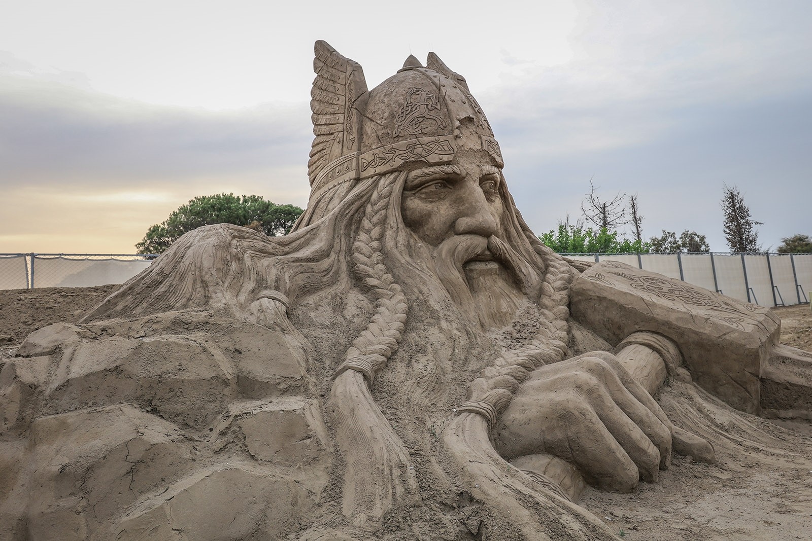 Sandskulptur-Festival in Antalya