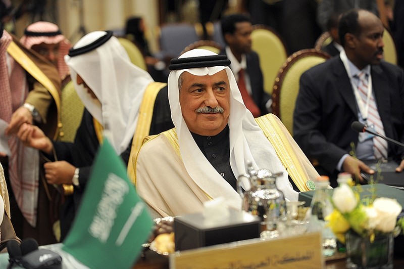 Saudi Arabia's Finance Minister Ibrahim al-Assaf attends the meeting of the Arab Foreign Ministers on the eve of the third session of the Arab Economic, Social and Development Summit held in Riyadh, Saudi Arabia, Jan. 19, 2013. (AFP Photo)
