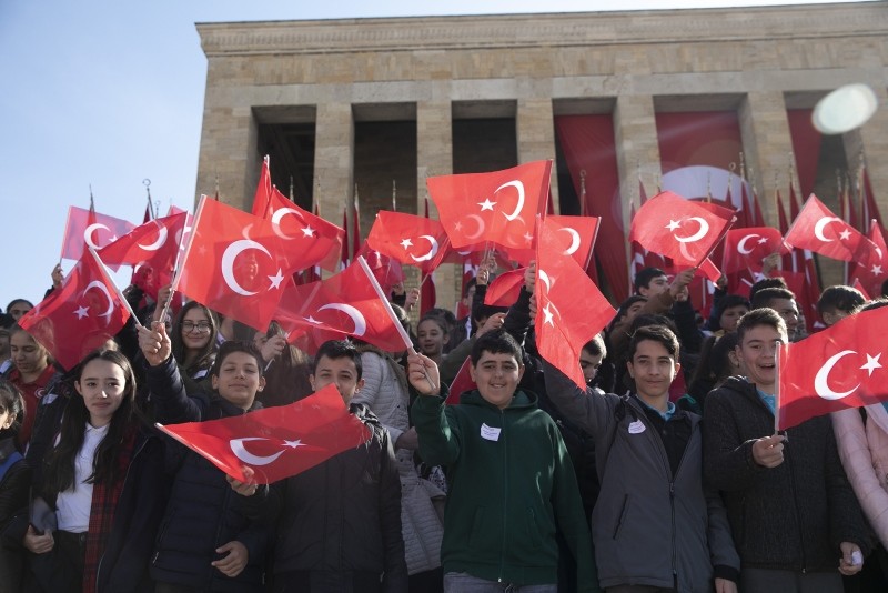 Turkish children celebrate Children's Day