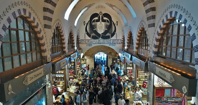 Spice Bazaar, a busy marketplace popular among tourists, has been under restoration since 2013.
